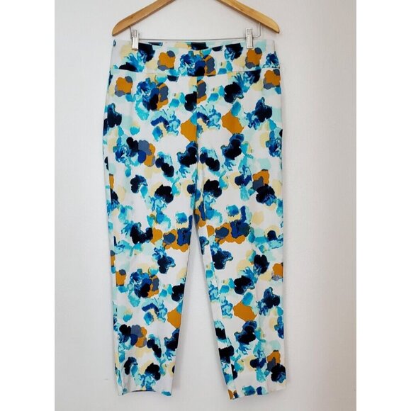 Zac & Rachel Pants 14 Pullon Blue White Gold - Picture 2 of 4